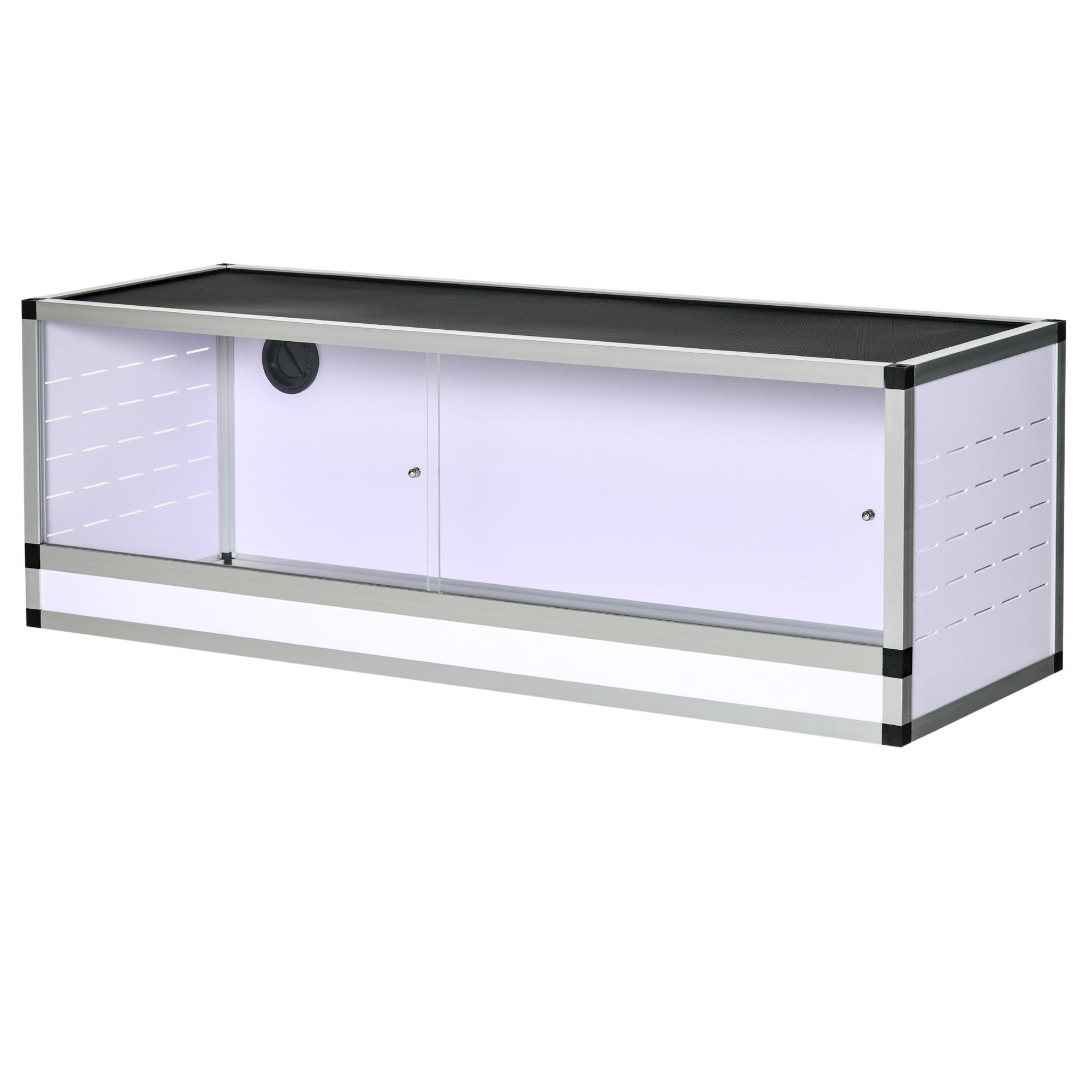 Terrárium Hüllőnek Akril Terrárium Etetődoboz 120 X 40 X 40 Cm Kétéltűeknek Rovaroknak Csigáknak Ugrópók