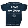 ICH LIEBE MEINE FRAU Lustiges MTG Magic Gathering Herren T-Shirt Lässiges T-Shirt Kurzarm Rundhals T-Shirts 100% Baumwolle Bedruckte Oberteile