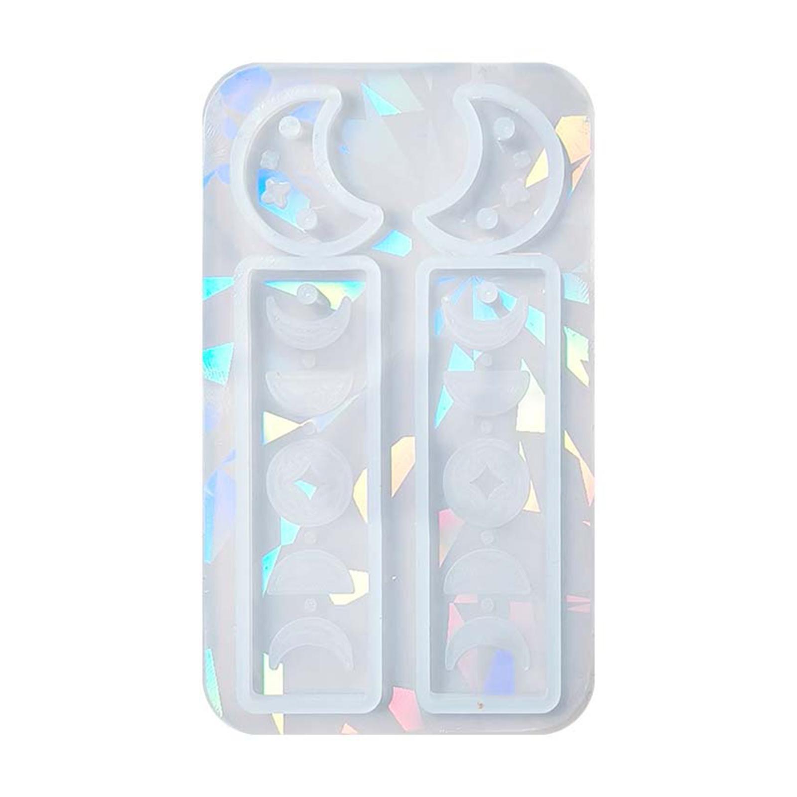 

Little Moon силиконовые формы голографическая эпоксидная смола форма DIY брелок кулон форма ручной работы ювелирный инструмент легко чистить прозрачный