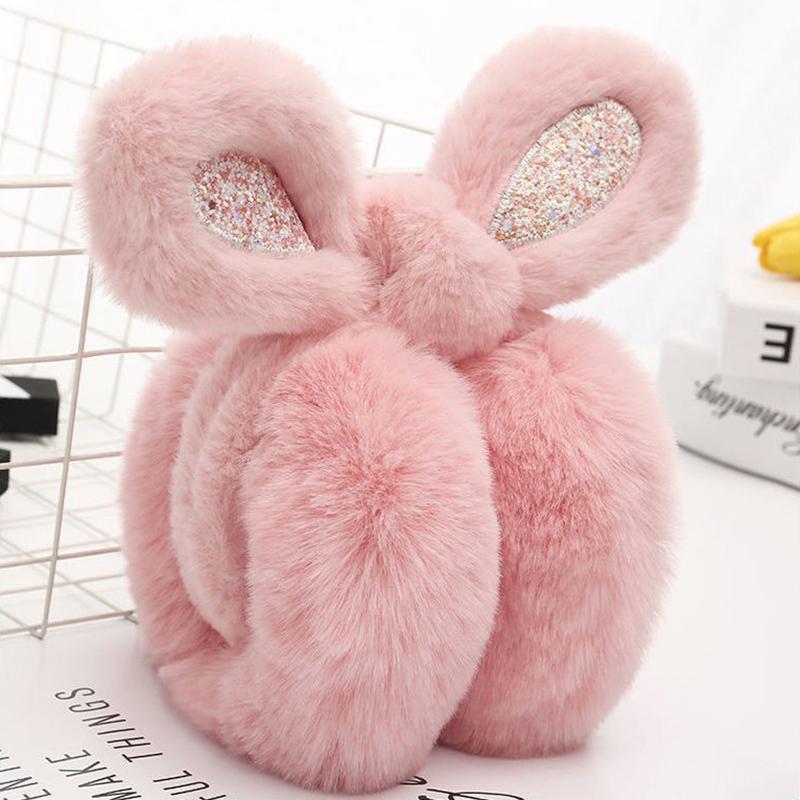 Cute Cat Ears Plush Ear Muffs Winter Children Adult Cycling Warm Ear Protection Windproof Ear Warm Ear Muffs