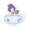 Katekyo Hitman REBORN X SANRIO CHARACTERS 06 Mukuro Rokudo X Bad Badtz-Maru [Collaboration Illustration] Swinging Acrylic Stand