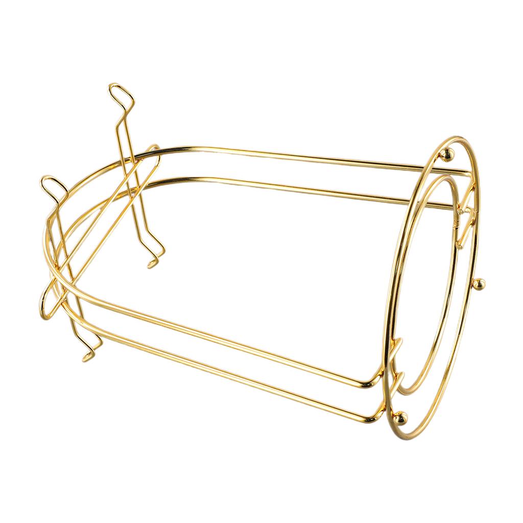 Cup Holder Saucer Display Rack Stainless Steel Mug Hanger Saucer Display Rack Stainless Steel Tea Cup Water Drainer