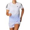 Adidas Climacool Own The Run Comfortable Striped Breathable Crew Neck Short Sleeve T-Shirt Women T-Shirts White JC9889
