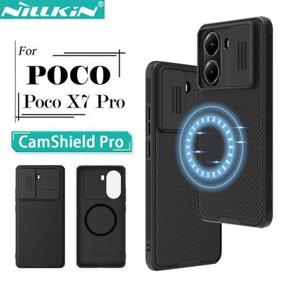 NILLKIN Pro Xiaomi Poco X7 Pro Pouzdro na telefon CamShield Pro Magnetic Case Camera Protection Slide Cover