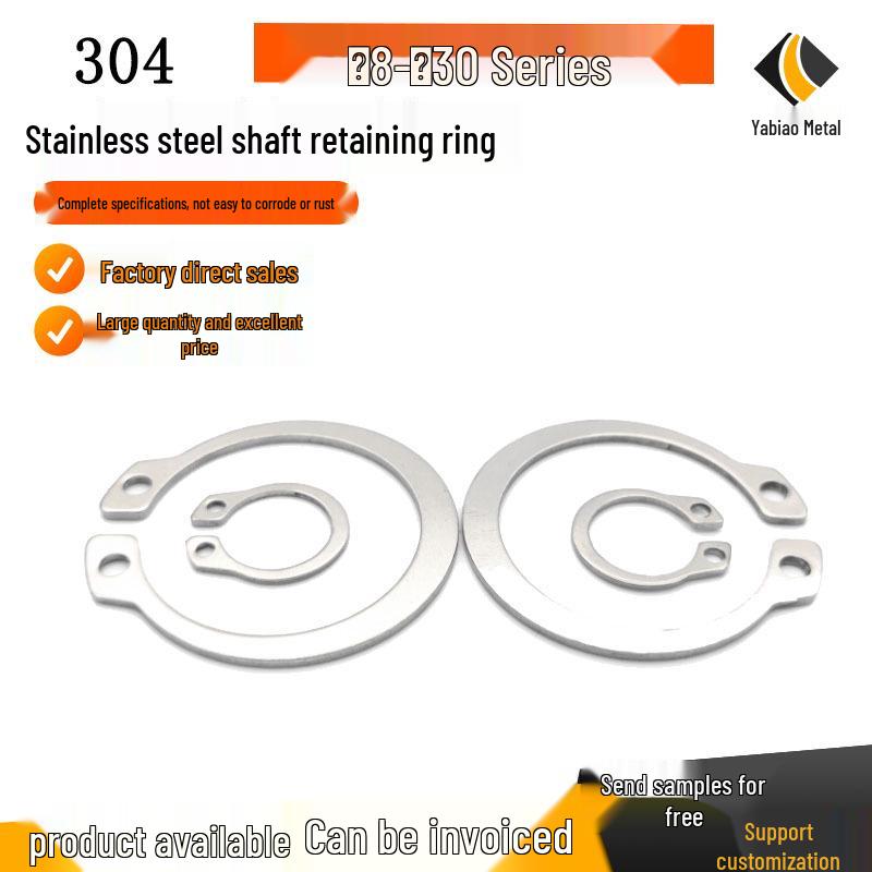 GB894.1 External Circlip for Shaft - Standard Sizes M3-M12