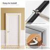 Q-Shaped Foam Weather Stripping Easy To Install Windproof Soundproof Foam Sound Insulation Noise Cancelling Door Seal Strip