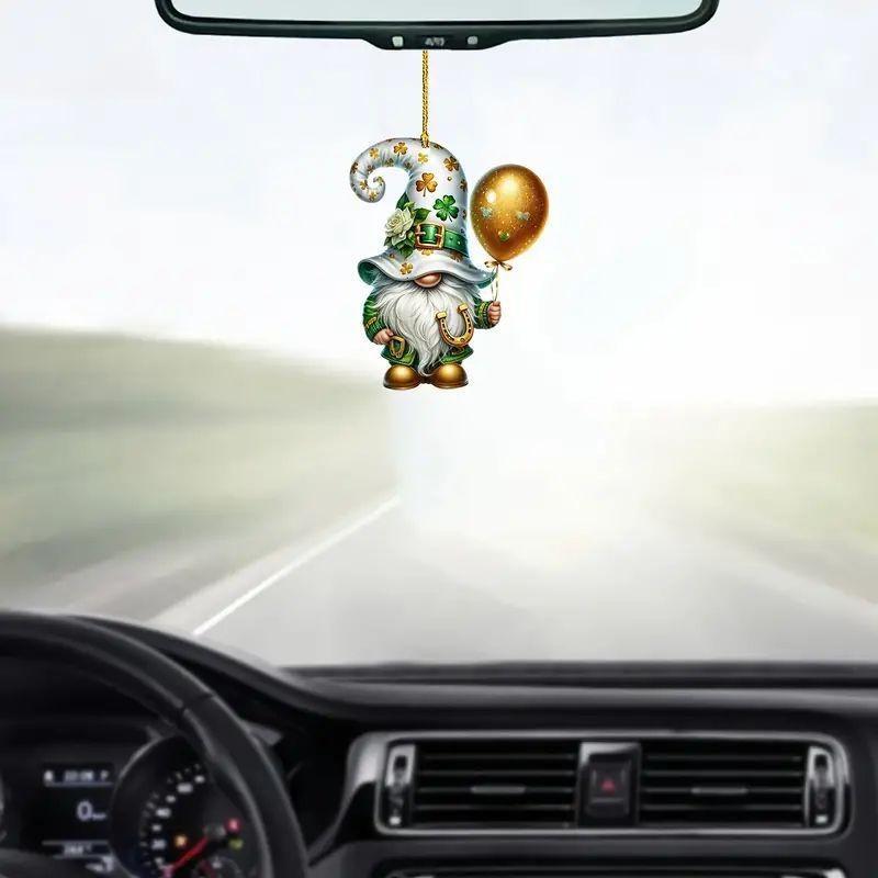 Vibrant Acrylic Car Hanging Ornament Backpack Accessory For Christmas Decoration Tree
