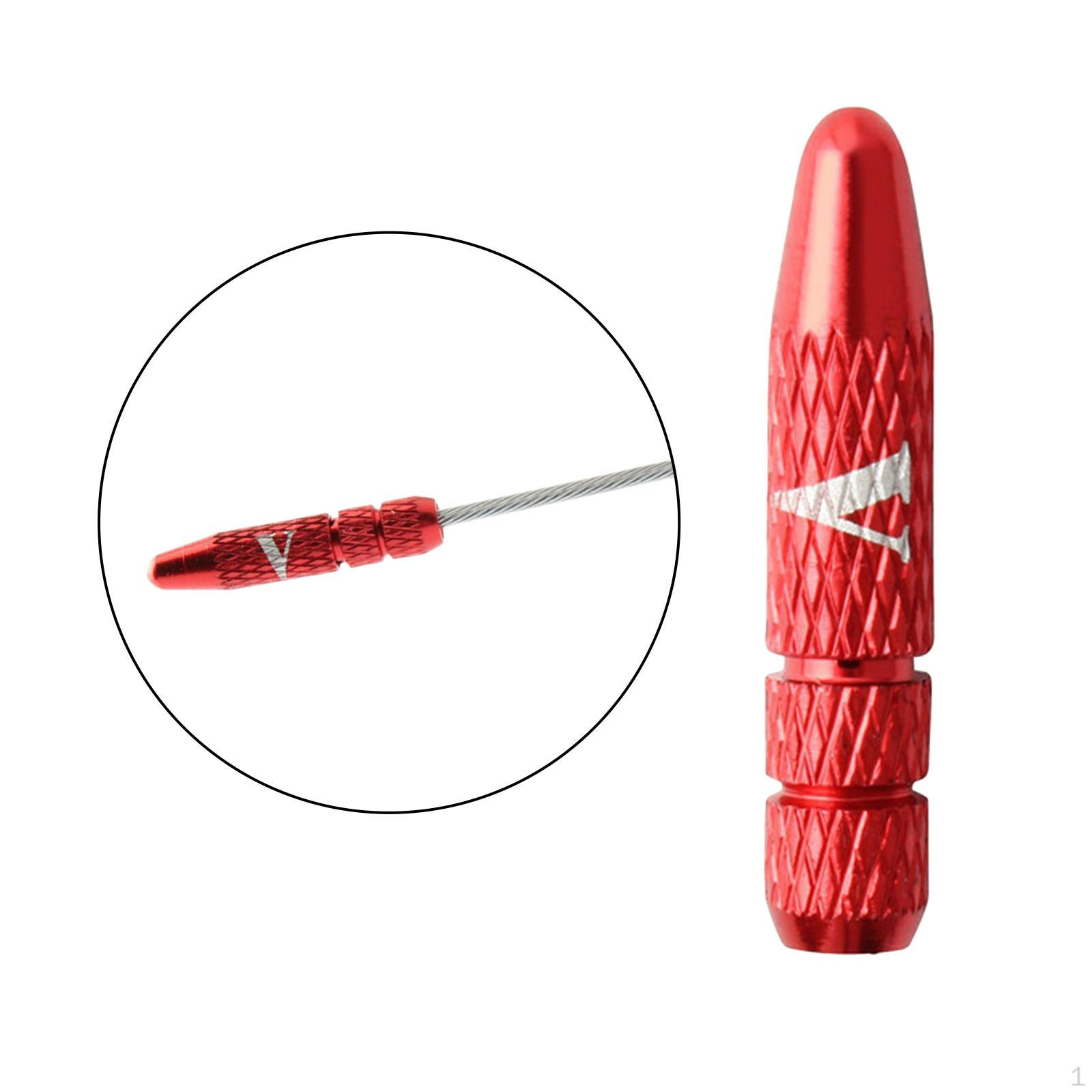 

Наконечник кабелю перемикання передач Ліхтар перемикача Наконечники дротів Накладки на муфти коліс Підходять до 1,2 мм Shifter Red