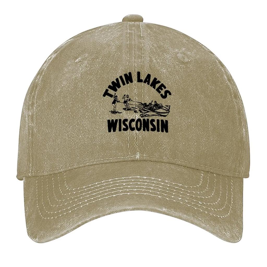 Twin Lakes Baseballkappe Luxus Herrenhut Schwarz UV-Schutz Sonnenhut Anglerhut Herren Damen