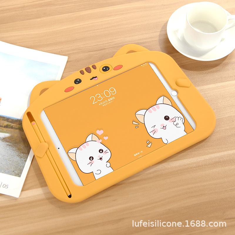 "Silikon-Schutzhülle für iPad Air 4/10,9 Zoll Pro 11 mit Stifthalter"