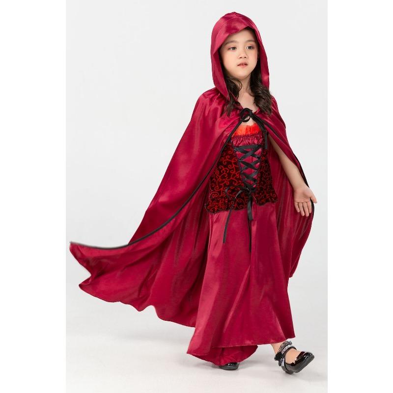 Halloween fairy tale princess dress Little Red Riding Hood vampire dress queen witch dress witch performance costume