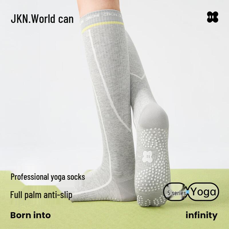 JKN Professional Anti-slip Yoga Sports Compression Calf Socks One Size 35-40