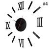 Home Decoration Wall Clock Big Mirror Wall Clock Modern Design Large Size Wall Clocks DIY Wall