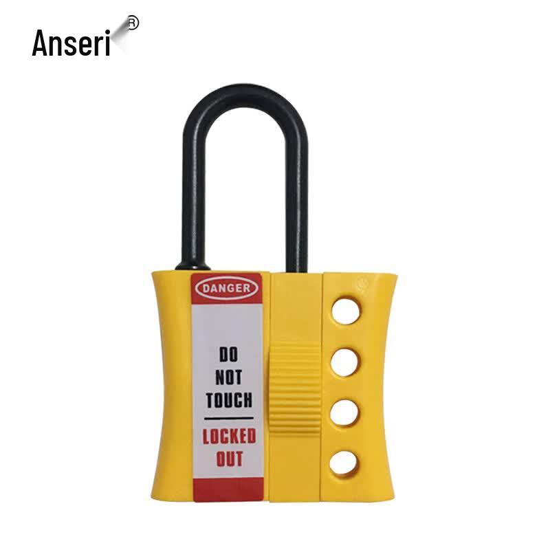 Amsafry Insulated 6-Hole Nylon Lockout Hasp