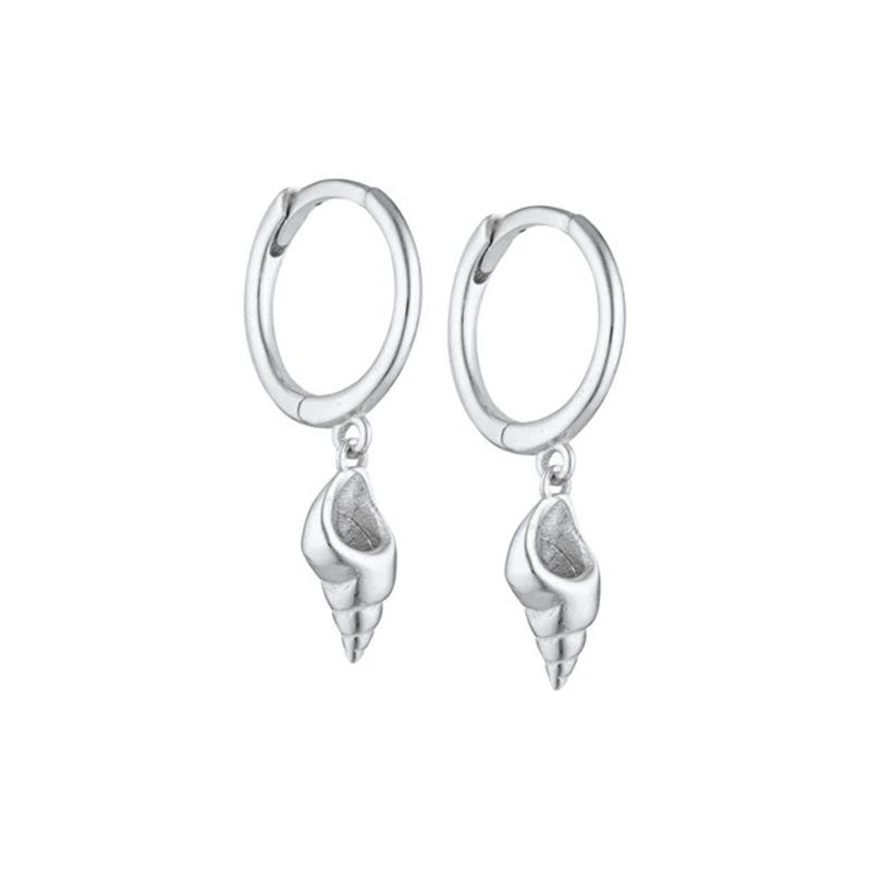S925 Silver Needle Geometric Star, Moon, Lightning, and Sunflower Trendy Earrings