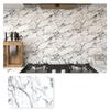 Imitation Marble Thickend Self-adhesive Kitchen Cooktop Protective Film Marble Desktop Film High Temperature Oil Resistant Sticker