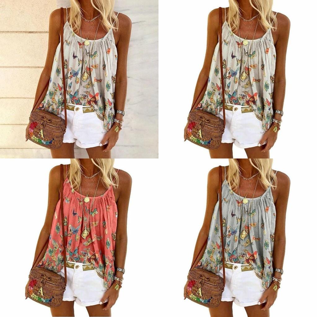 Stylish Women's Swing Vest Sleeveless Cami Top With Flared Ruffle Hem For Plus Sizes