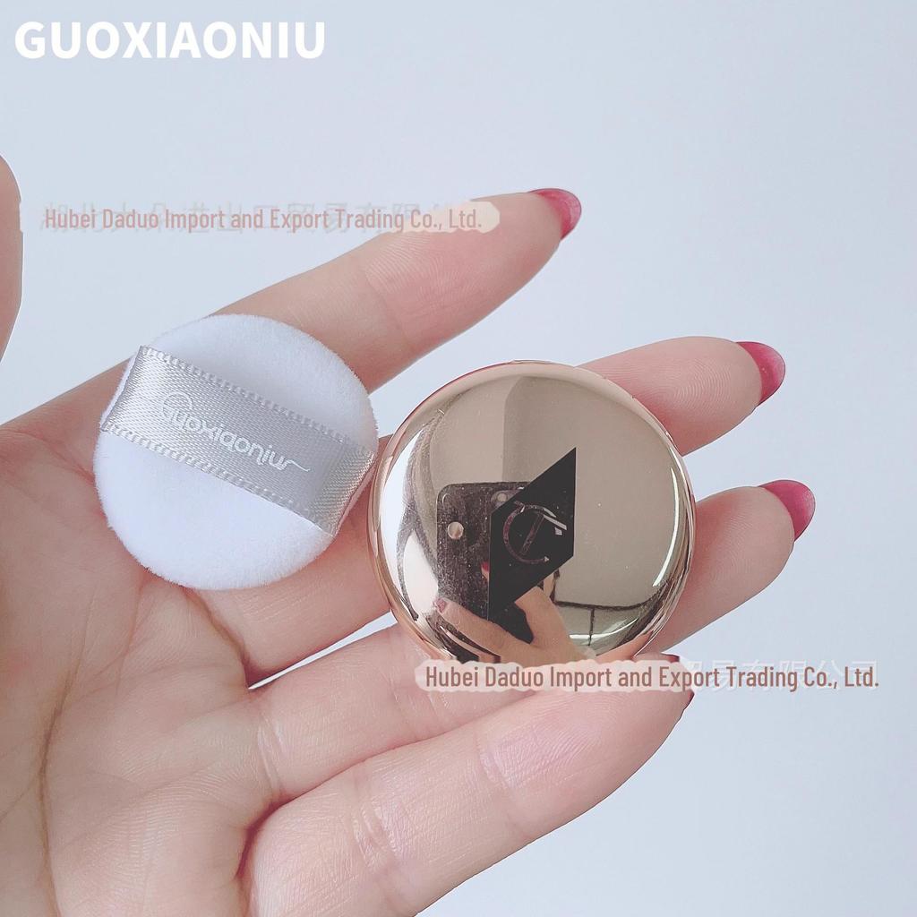 Guo Xiaoniu 30mm Mini Puszki do Pudru do Makijażu, Cienki Flok, 5 sztuk, Pasują do Małej Przenośnej Torebki