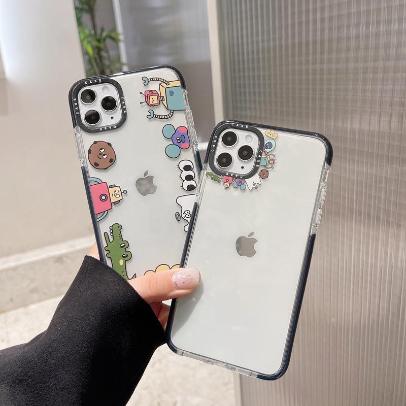 Cartoon Monster IPhone 16, Apple 15 Pro Max Phone Case, Compatible with 14 and 13 Plus, Available in Various Sizes