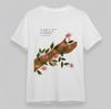 Women's Oversize T-Shirt One Day You Will Bloom Botanical Hand Art Cotton Tee
