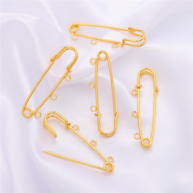 

1 шт. Медная булавка-шарм для броши своими руками, аксессуары для изготовления ювелирных изделий, принадлежности ручной работы 20x60mm