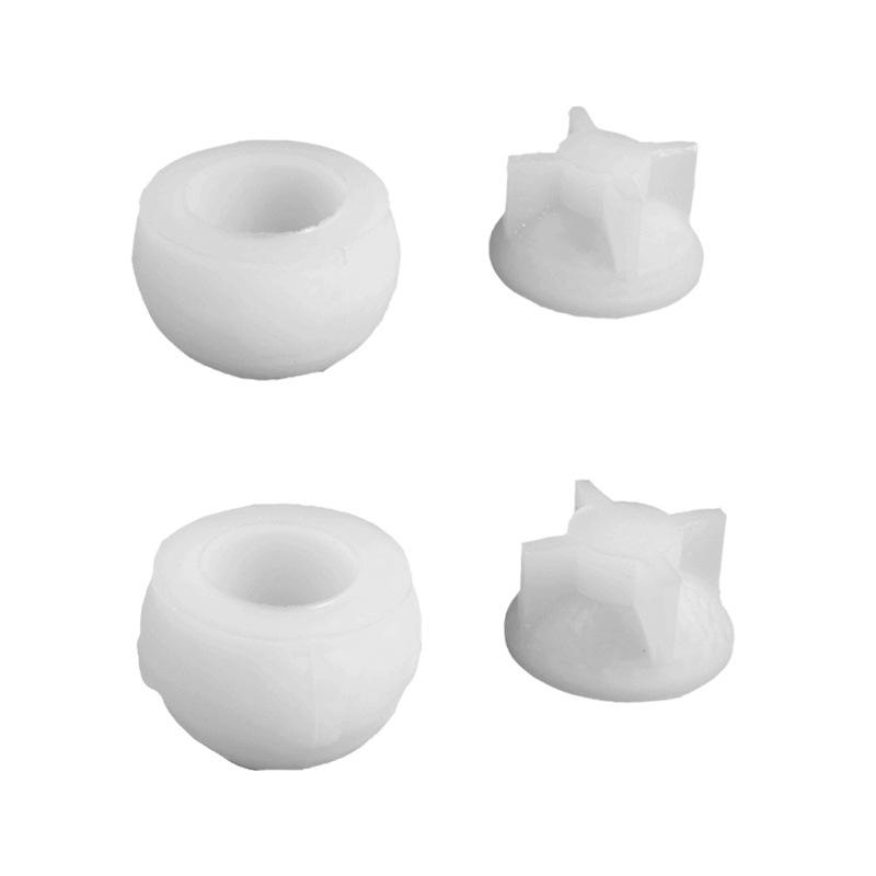 Christmas Round Ball Jar Silicone Mold With Lids Diy Handmade Concrete Relief Snows Berry Scented Candle Vessel Molds Xmas Decor