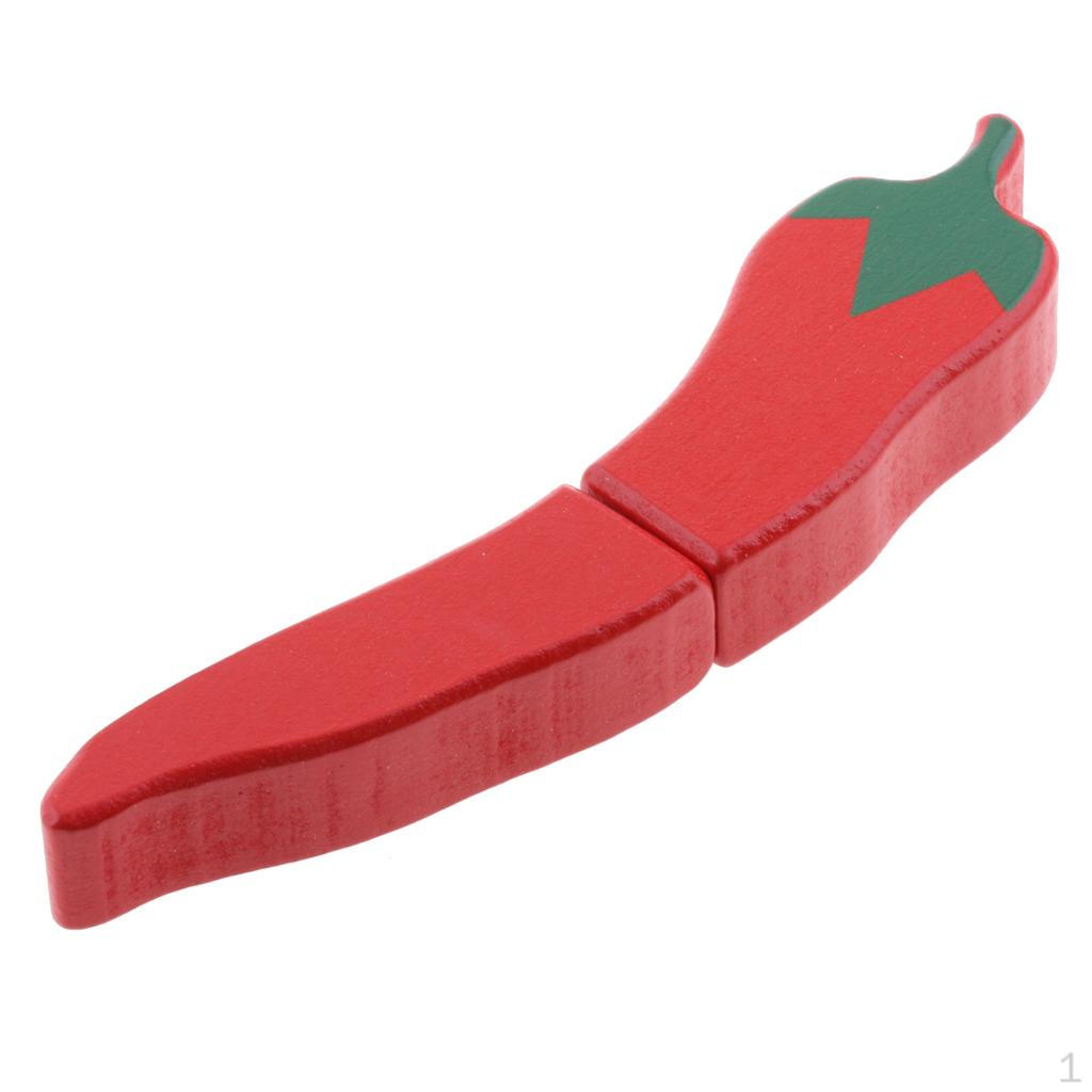 Vegetables Desserts Kids Food Cutting Pretend Play Toy Red Pepper