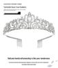 European & American Fashion Crystal Crown Bridal Headdress for Birthdays & Bachelorette Parties