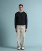 Panicalle Navy Soft Brushed Logo T-Shirt (Type B)