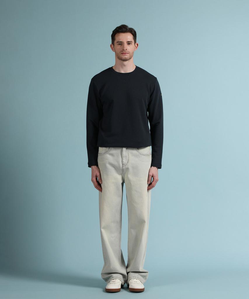 Panicalle Navy Soft Brushed Logo T-Shirt (Type B)