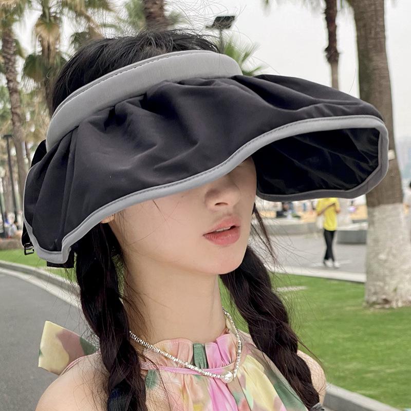 Style Hat Versatile Minimalist Deep Brim Womens Breathable Sunbonnet Hatscaps
