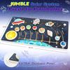 Holz-Bewegliches Sonnensystem-Puzzle für Baby Montessori Planeten Spielzeug Weltraum-Puzzles Aktivität Lernspielzeug für Kinder 2 3 4 J