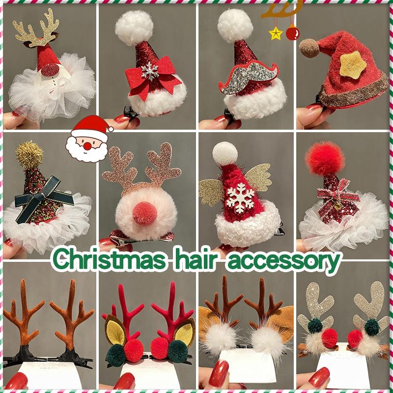 Christmas Hat Headband Christmas Glowing Headwear Party Decoration Luminous Xmas Tree Elk Hairpin Festival Party Small Gifts