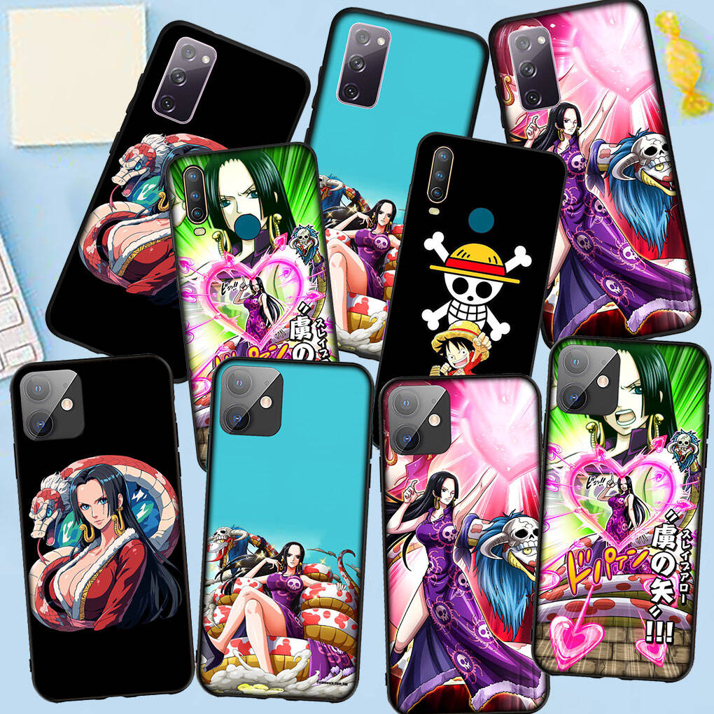 Phone Case for iPhone 17 15 16 Plus Redmi Note 14 12 11 13 Pro Max Huawei P30 P20 Lite OPPO A60 A40 A80 A54 Luffy Boa Hancock One Pieces Poster Cover