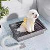 Detachable Dog Training Potty Non-slip Dog Litter Box Portable Flushable Dog Toilet  Indoor