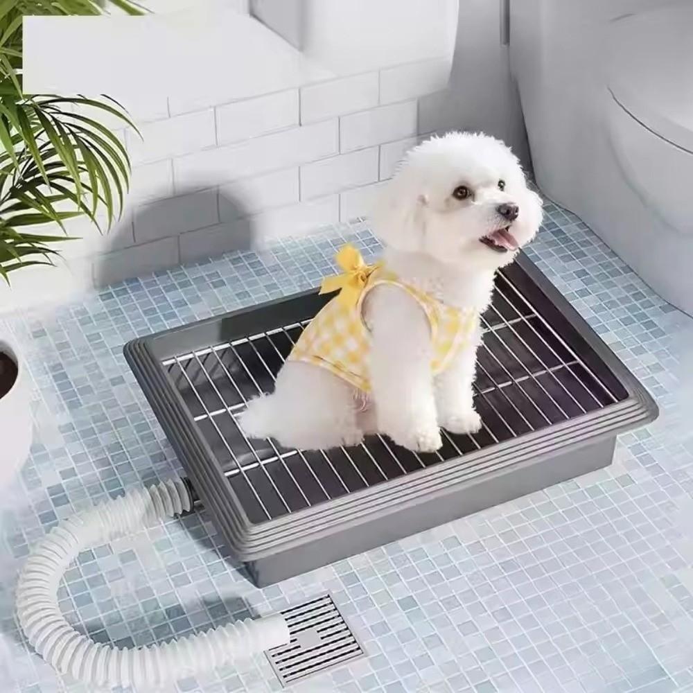 Detachable Dog Training Potty Non-slip Dog Litter Box Portable Flushable Dog Toilet Indoor