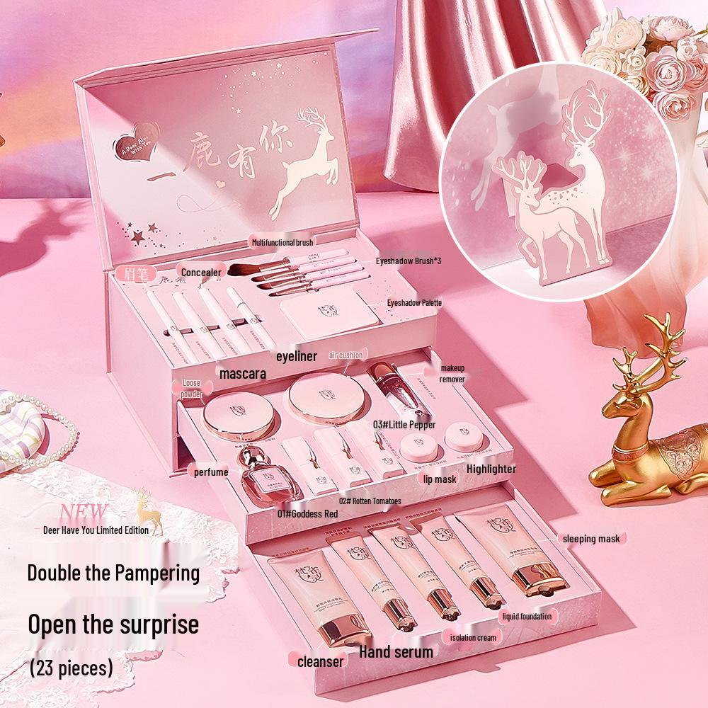 Fan Que Ling Valentinstag Haute Couture Make-up Geschenkbox für Freundin oder Ehefrau - Geburtstags-Make-up-Set