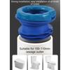 Thicken Toilet Bowl Gasket Flange Rings Floor Outlet Drain Pipe Flange Rings for Isolating Odor LeakProof Enduring