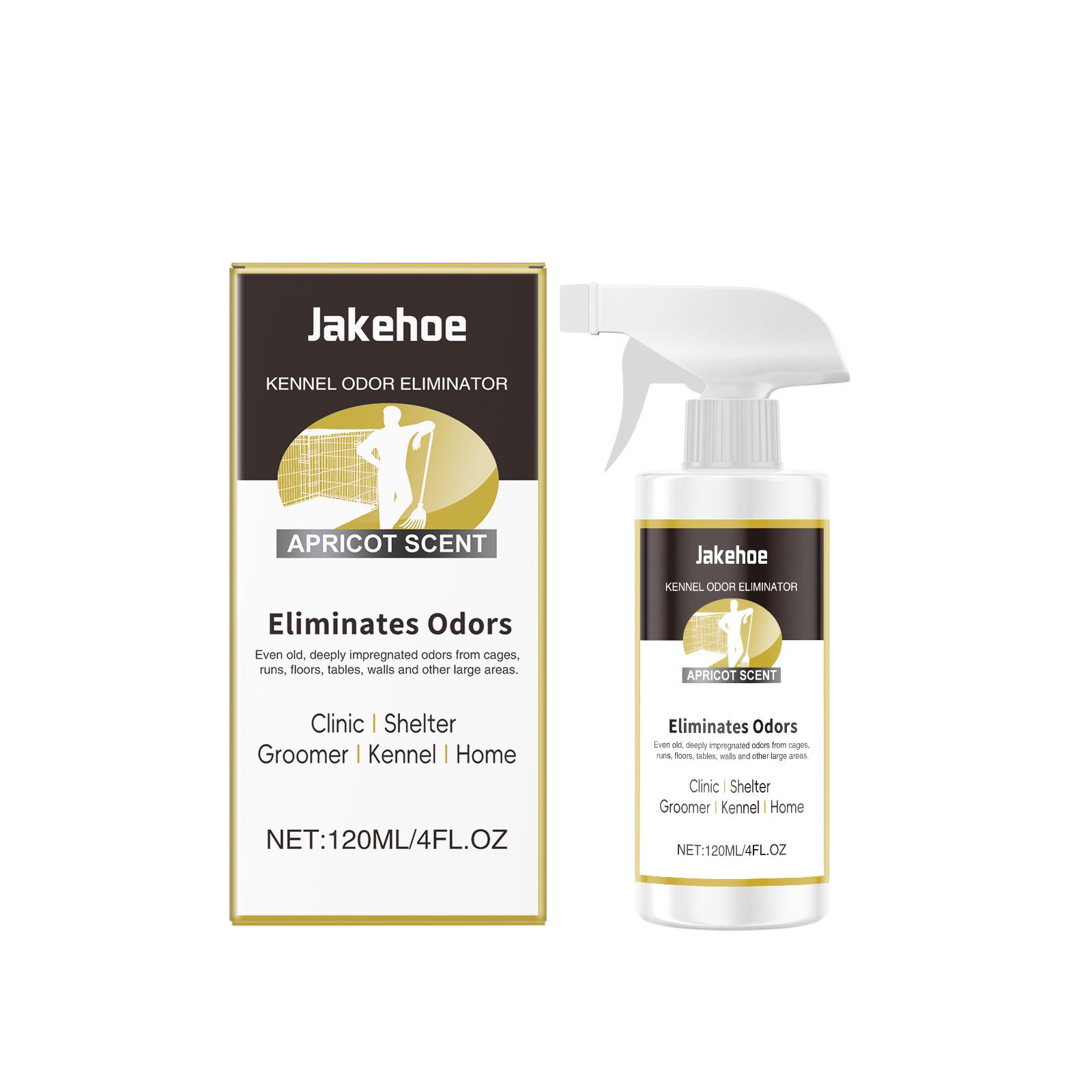 

Jakehoe Pet Kennel & Bed Deodorizer - Odor Remover and Air Freshener