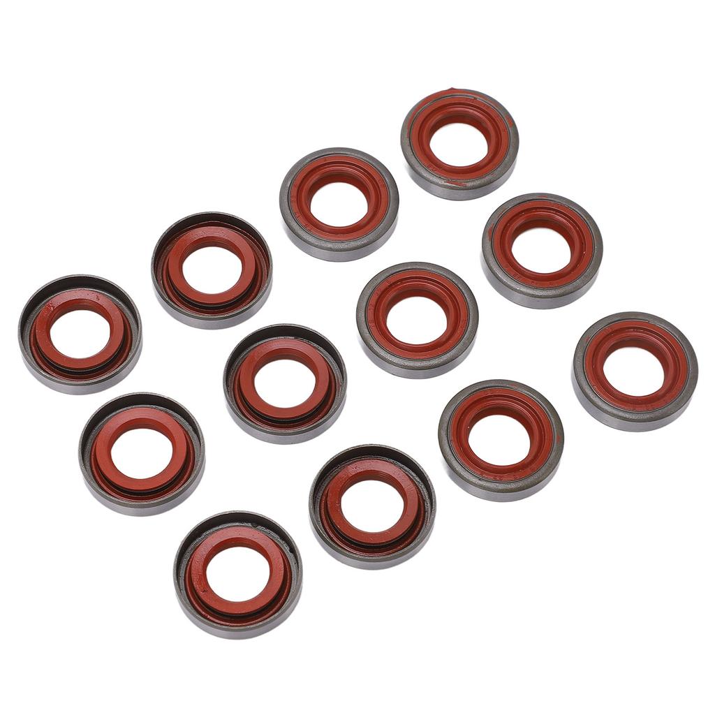 12Pcs Trimmer Oil Seal Cover Kit Iron ABS Oil Seal Replacement for Stihl FS80 FS85
