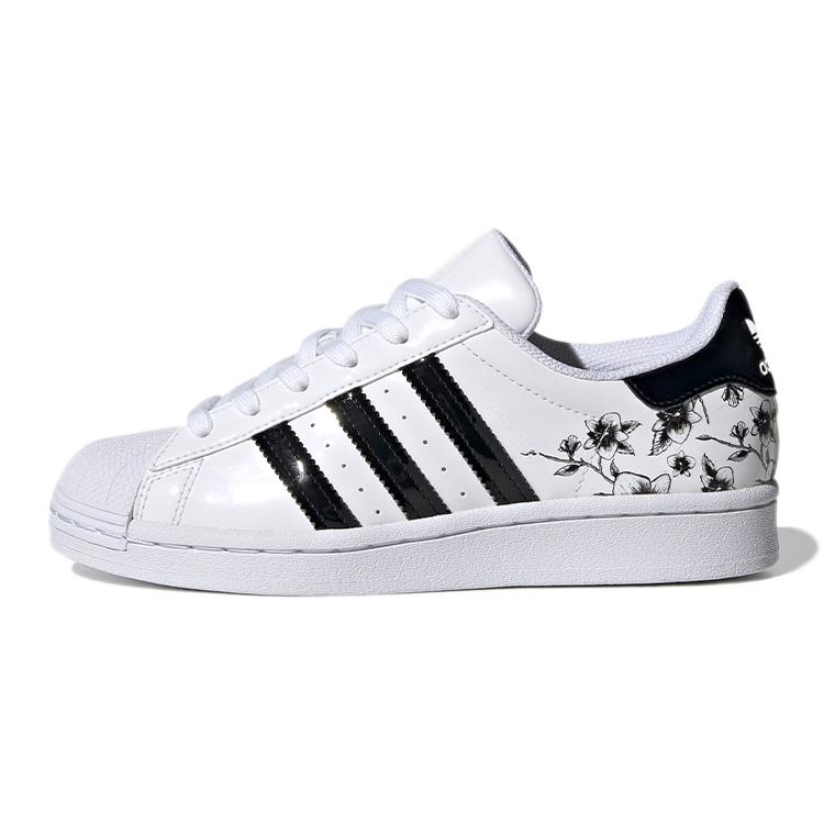 

Adidas Originals J Leather Floral Abrasion Resistant Abrasion Resistant Low top Skateboard Shoes White Teenagers FW0779 36⅔