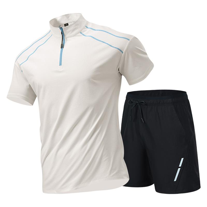 Casual Sports Suit Men's Short Sleeved Suit Men's Two-piece Set