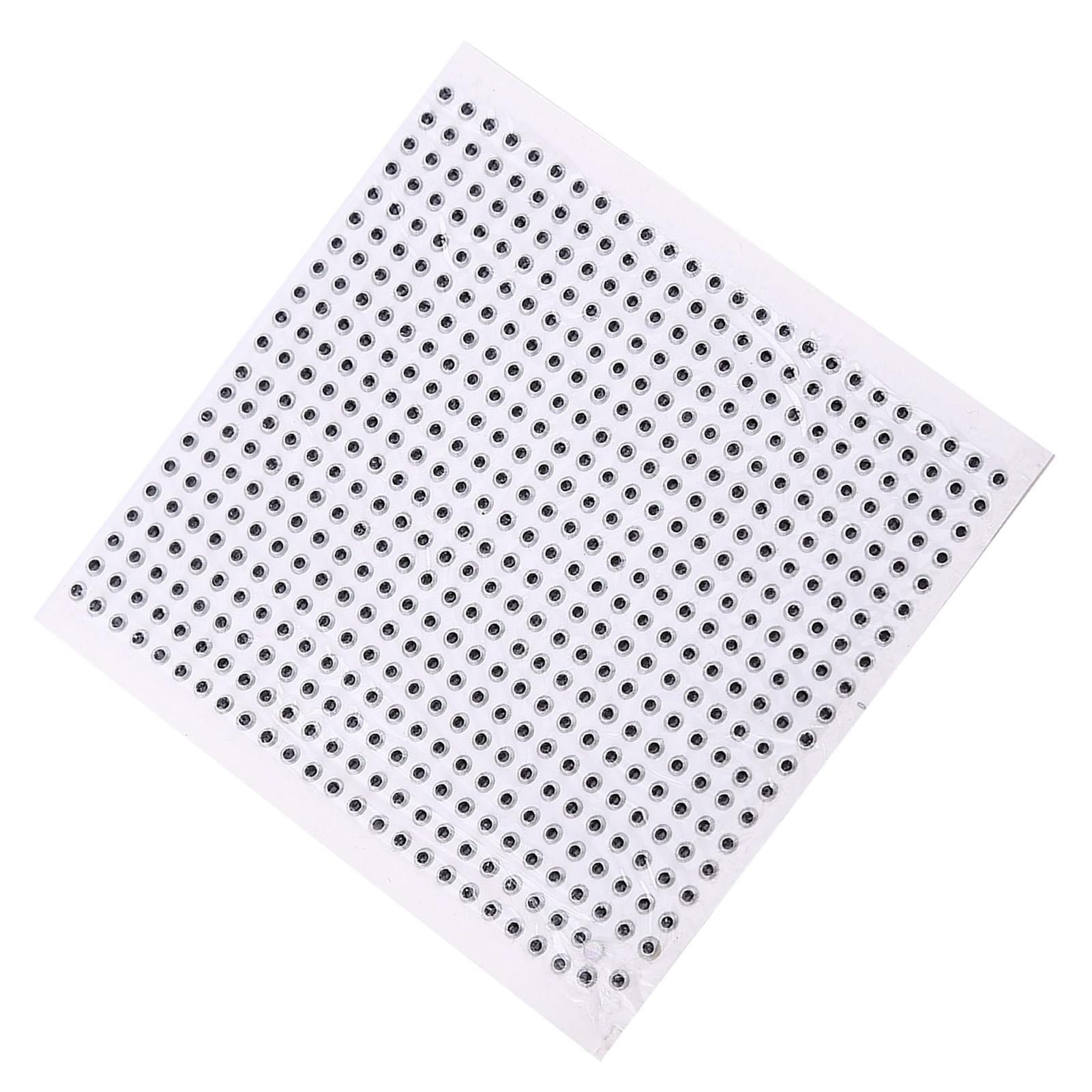 

500 шт. 3 4 5 мм Рыболовная приманка 3D Глаза Муховязание Рукоделие Джиг для изготовления приманок своими руками серебряный