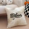 brand classic WWilson Cushion Cover Throw Pillow Cover Hidden Button Durable Polyester Chair Cushion