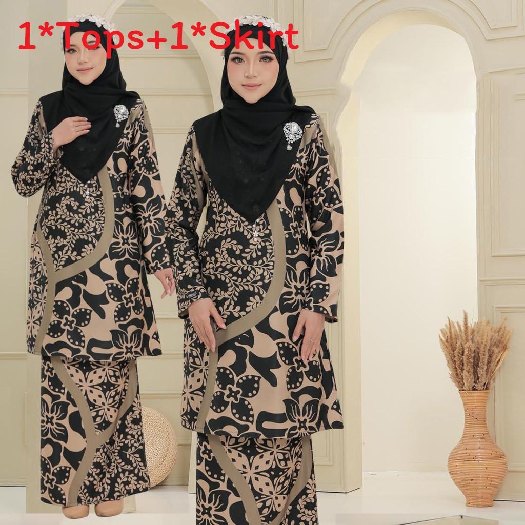 Vintage Style Long Dress With 3d Printed Pattern For Business Casual And Evening Wear