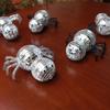 Mirrored Halloween Spiders Ornament For Fireplaces Displays Gift Bags And Themed Winter Party Decorations