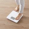 TANITA Body Powers On When You Step On A4 Backlit Scale, Small, White, HD-662-WH, It, Approx. Size,