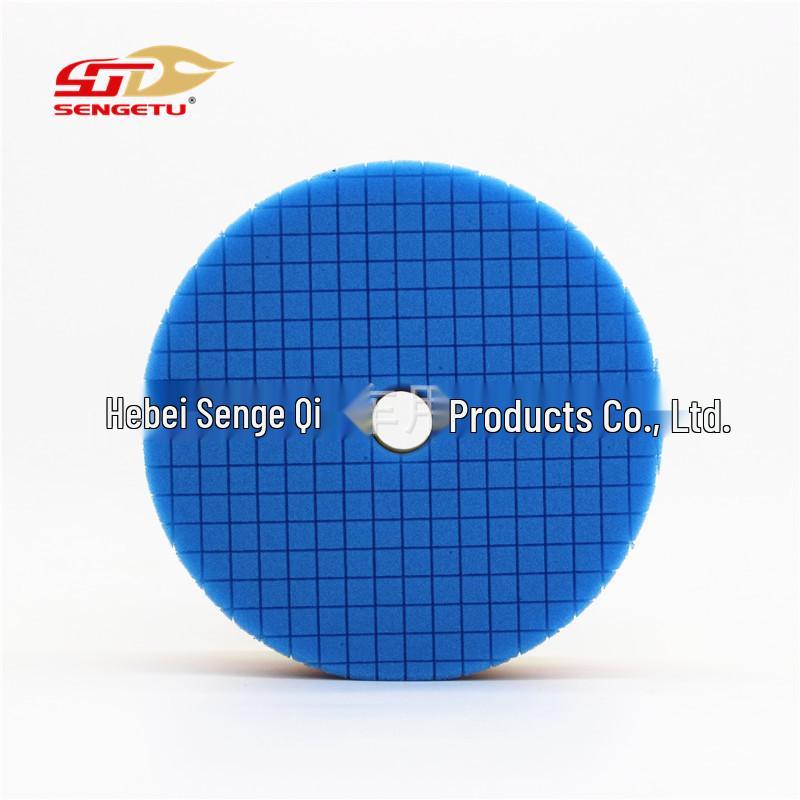 5-inch Beveled Square Self-Adhesive Car Polishing Pad for Surface Scratch Repair