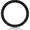 Women Fashion Black Velvet Bling Steering Wheel Cover with Black Diamonds, 15 Inch Standard Glitter Rhinestone Car Wheel Cover Sparkling, Full