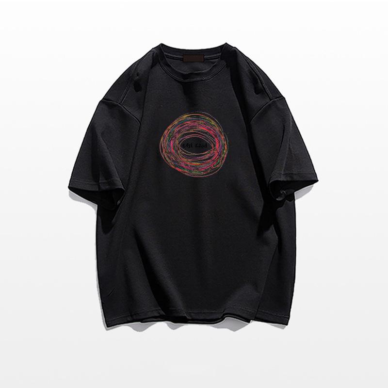 Women's Summer 2025 Heavyweight Cotton Loose-Fit Short-Sleeve T-Shirt